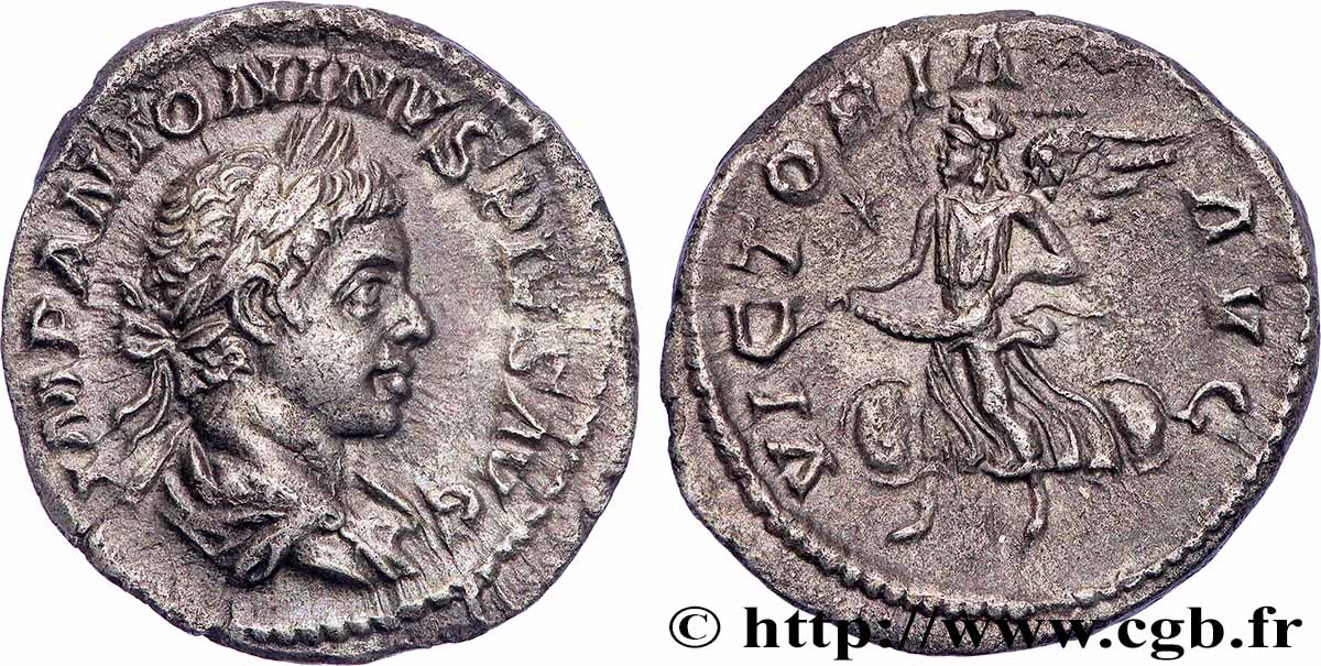 ELAGABALUS Denier fVZ