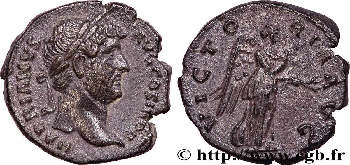 HADRIAN Denier AU