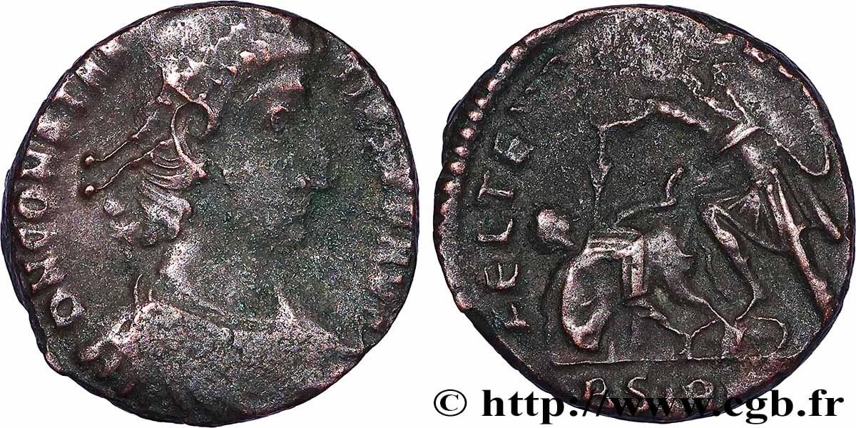 CONSTANTIUS II Maiorina réduite XF