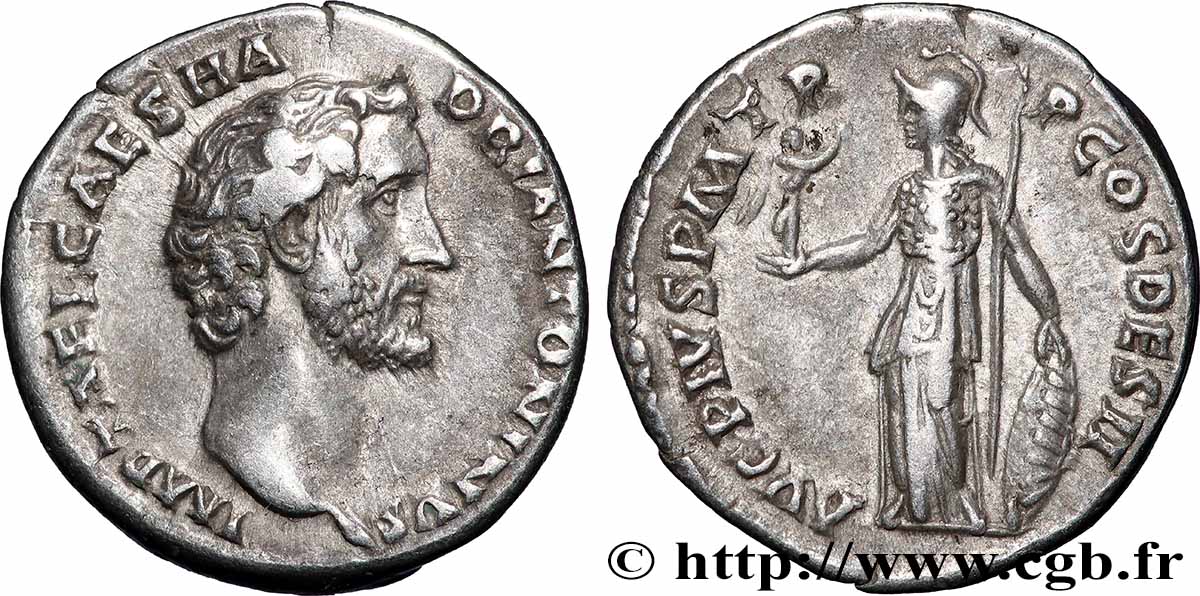 ANTONINUS PIUS Denier AU