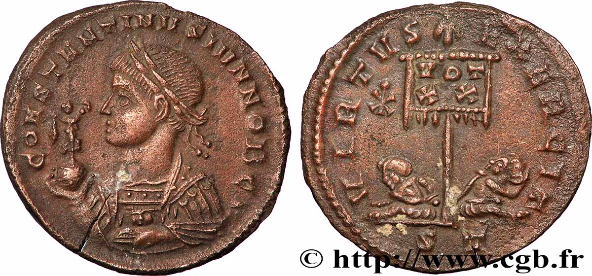 CONSTANTINUS II Centenionalis ou nummus VZ