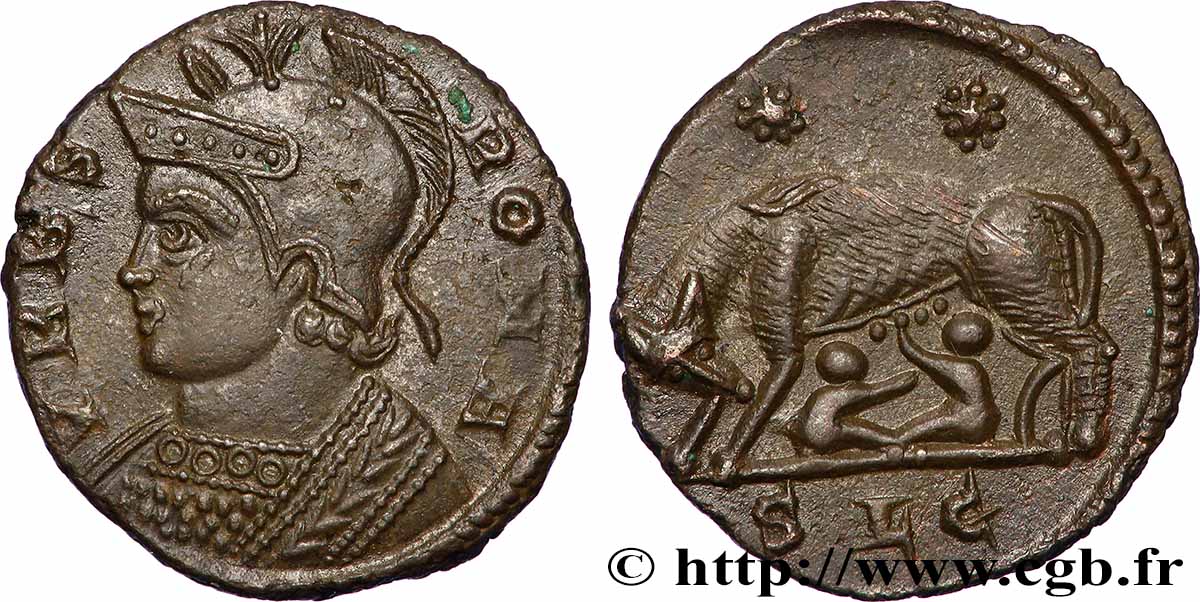 ROMA Centenionalis ou nummus AU