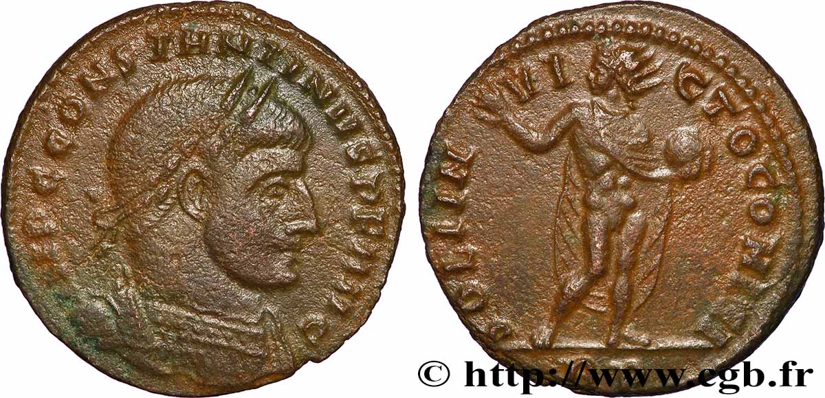 CONSTANTIN Ier LE GRAND Follis ou nummus TTB+
