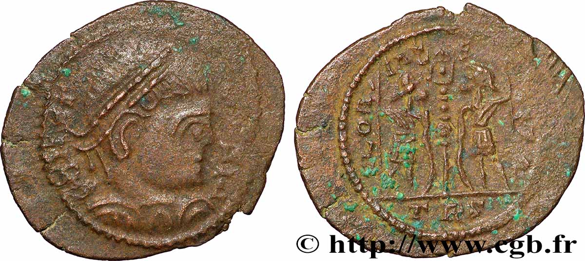 CONSTANTIN Ier LE GRAND Centenionalis ou nummus TTB+