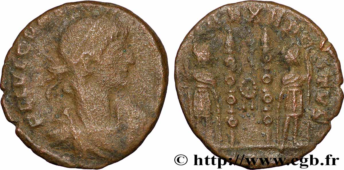 CONSTANS Centenionalis ou nummus TB+/TTB+