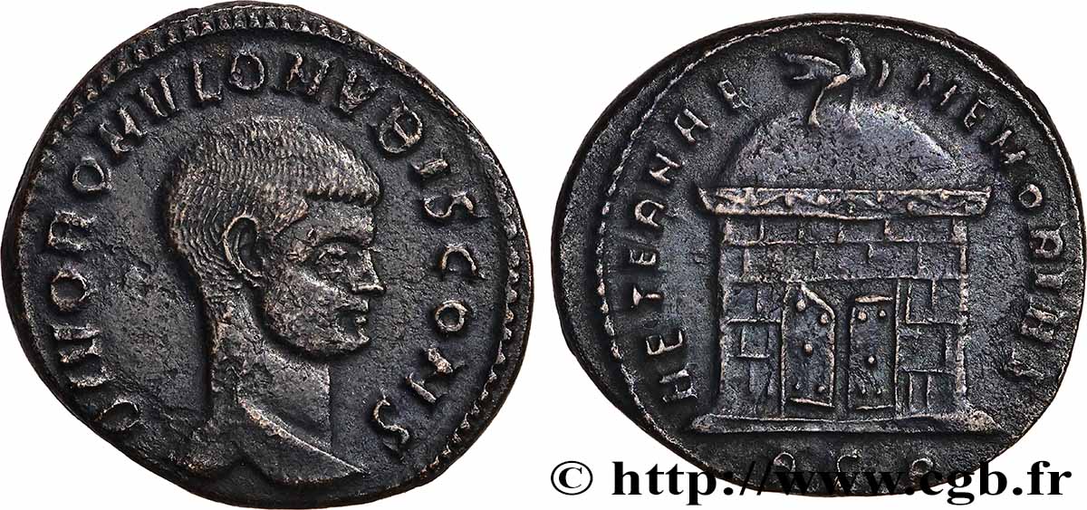 ROMULUS Tiers de follis ou tiers de nummus AU