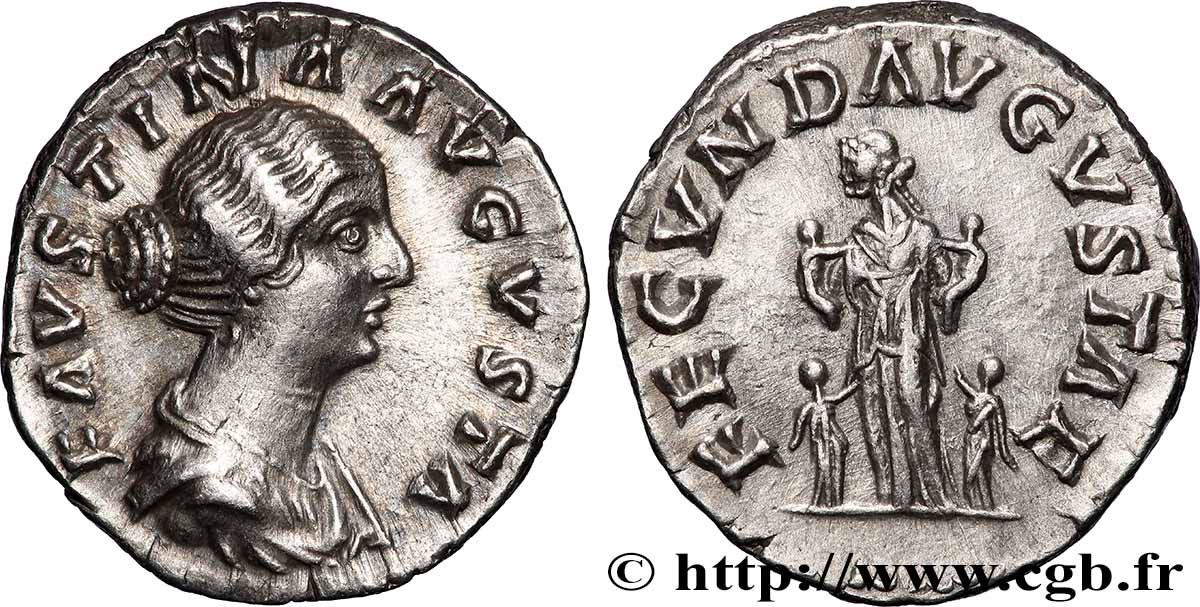 FAUSTINA MINOR Denier MS