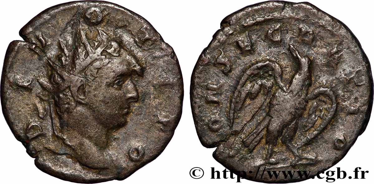 DIVI consecration of TRAJANUS DECIUS Antoninien VF