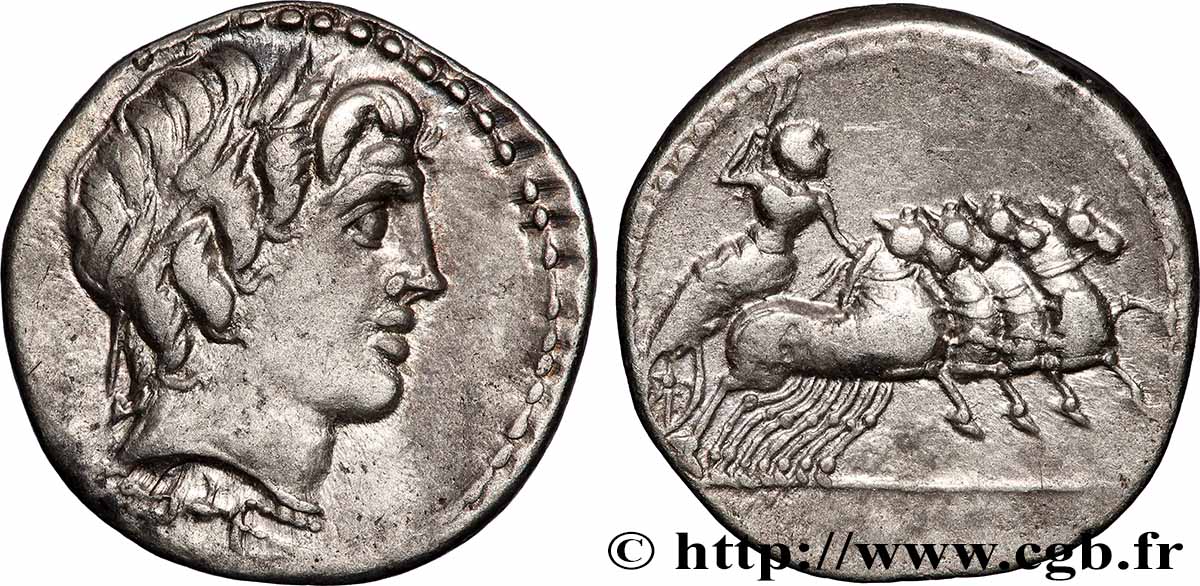 ROMAN REPUBLIC - ANONYMOUS Denier AU/XF