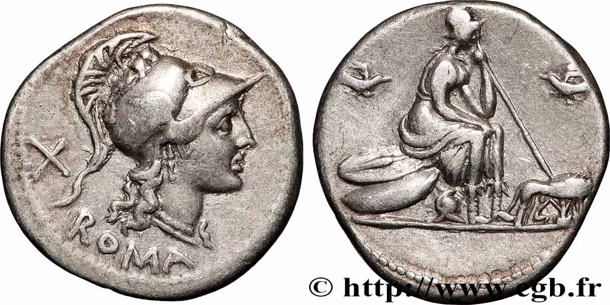 ROMAN REPUBLIC - ANONYMOUS Denier AU