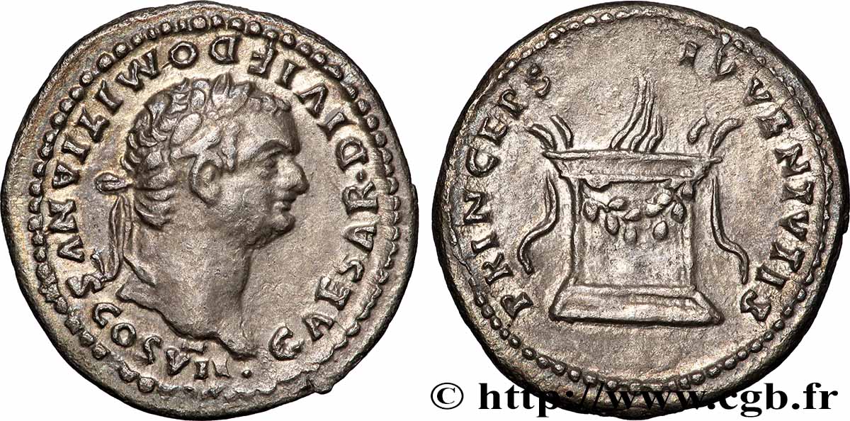 DOMITIANUS Denier AU