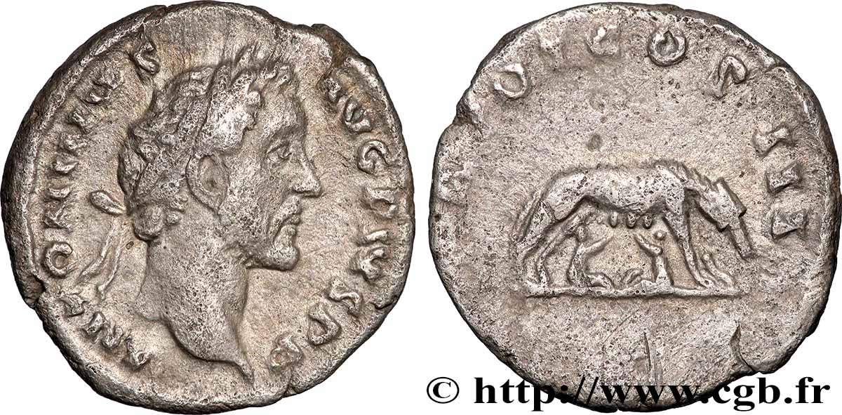 ANTONINUS PIUS Denier SS