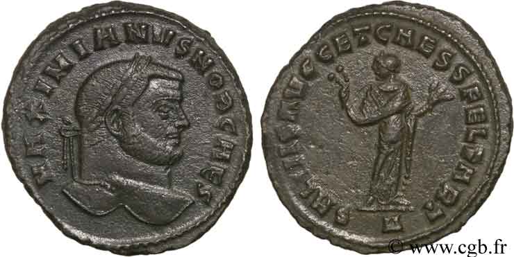GALÈRE Follis ou nummus TTB+