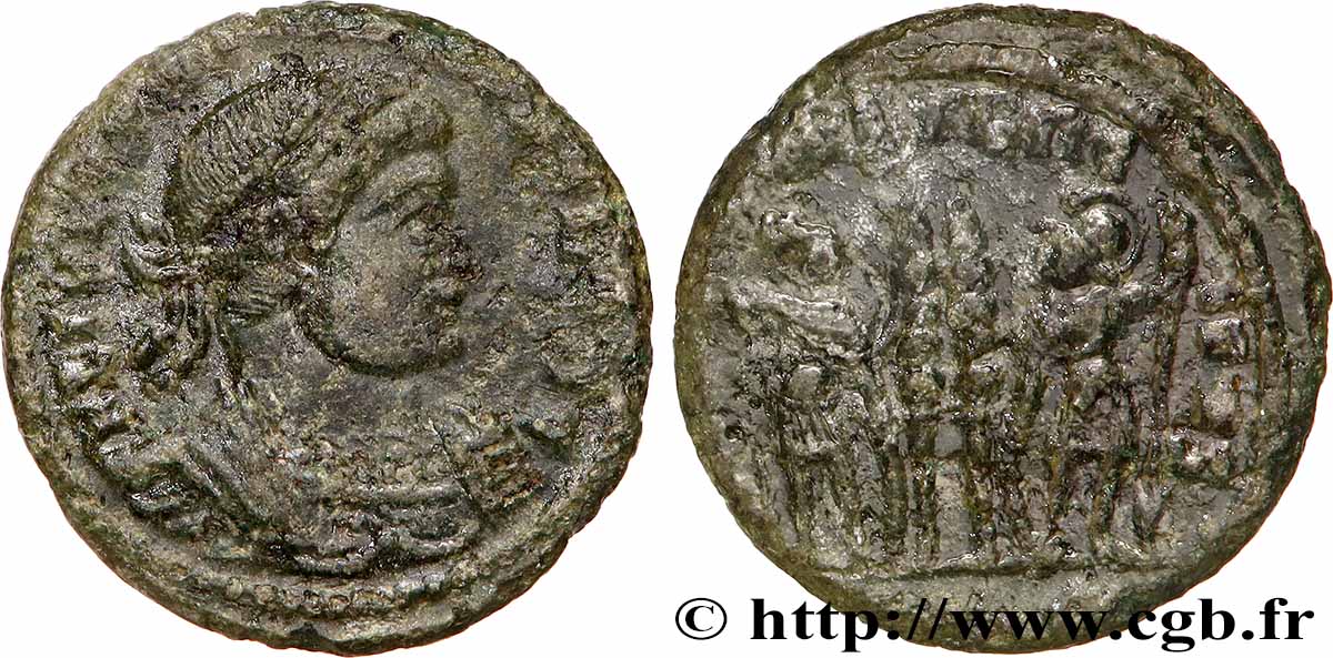 CONSTANTIUS II Centenionalis ou nummus VF