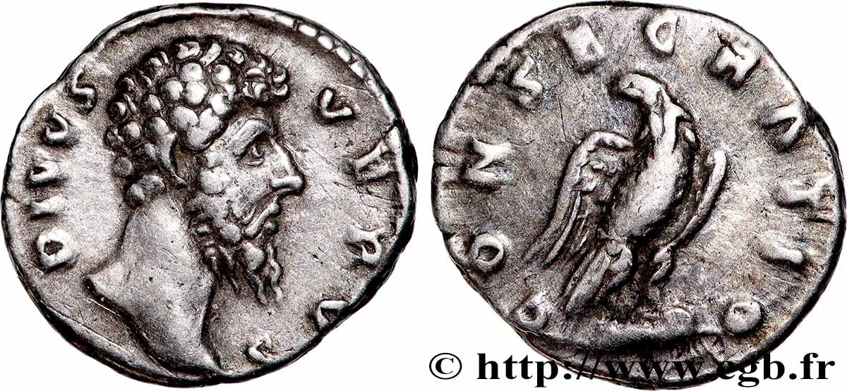 LUCIUS VERUS Denier AU/XF