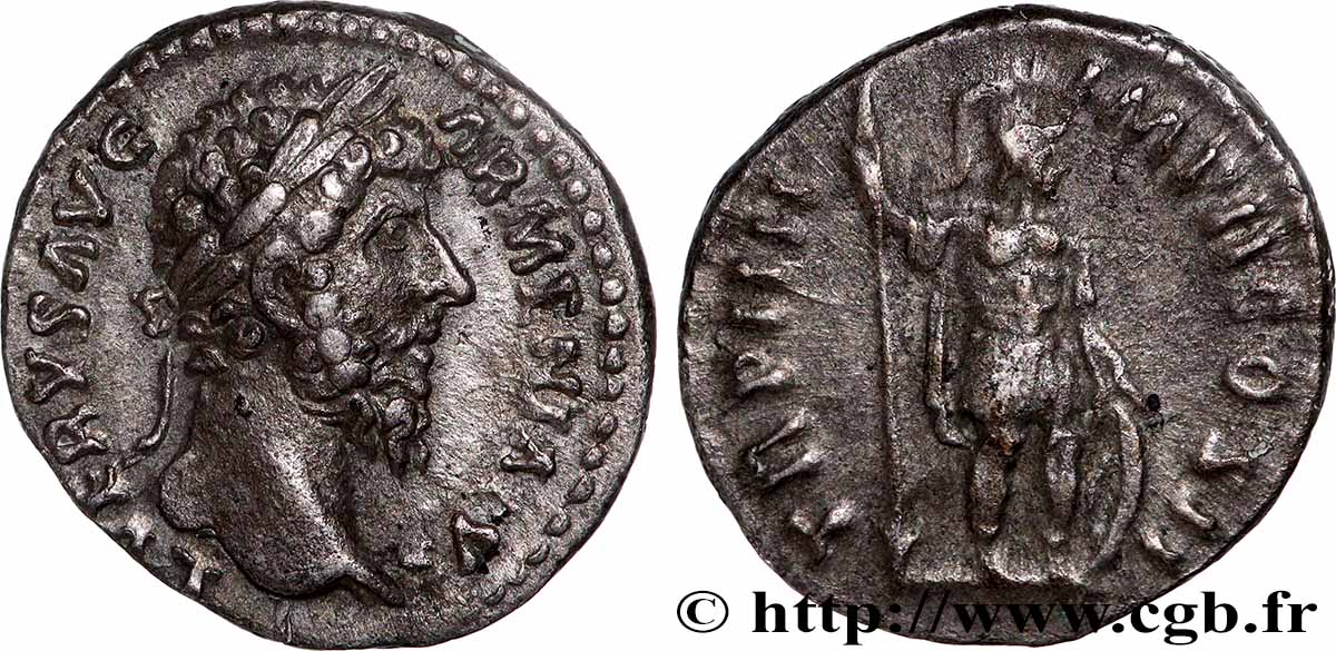 LUCIUS VERUS Denier AU/XF