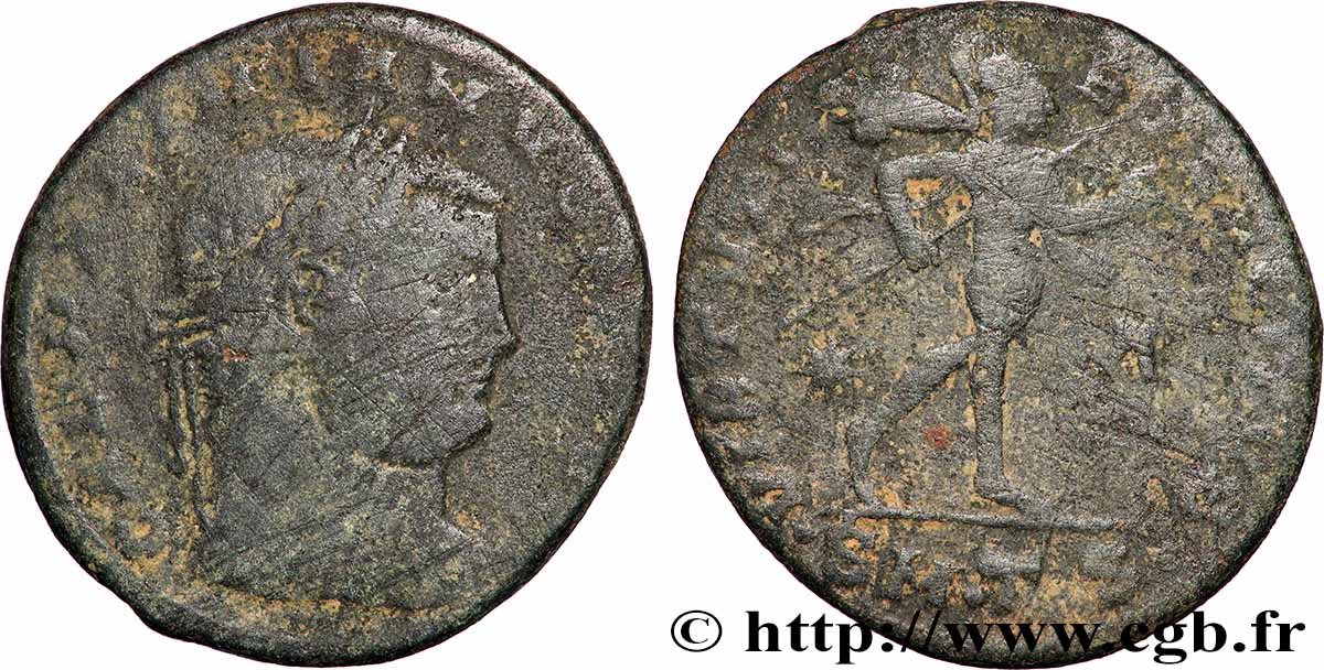 GALÈRE Follis ou nummus TB