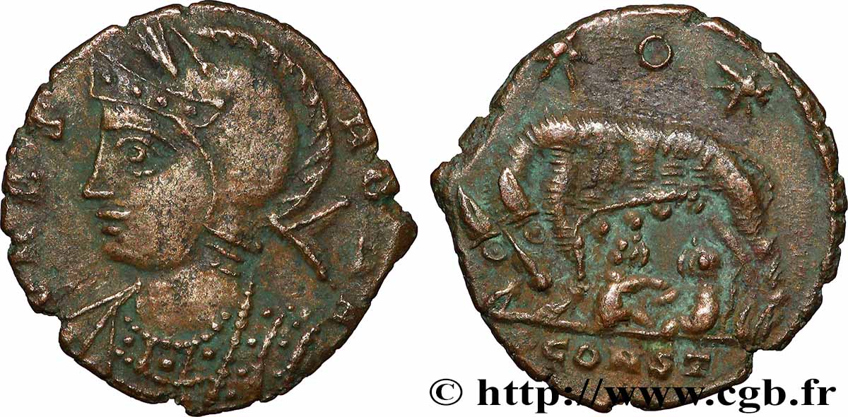 ROME Centenionalis ou nummus TTB+