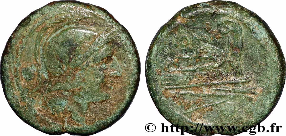 ROMAN REPUBLIC - ANONYMOUS Uncia VF