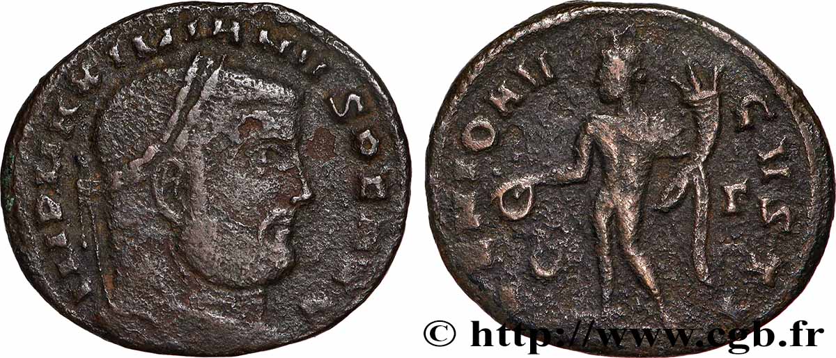 GALERIUS Follis ou nummus XF