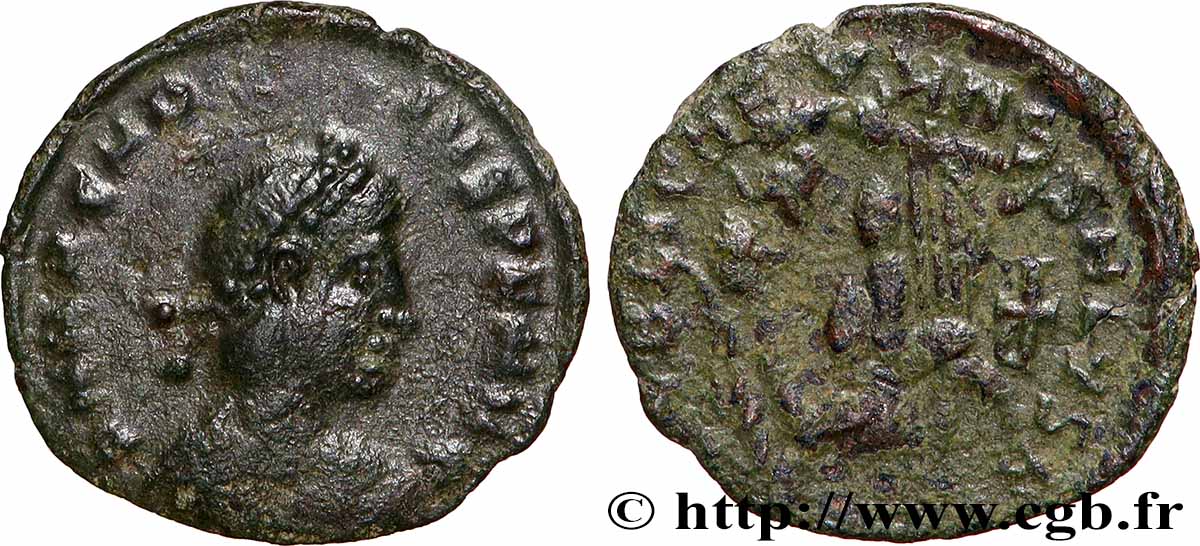 ARCADIUS Nummus ou demi-nummus XF