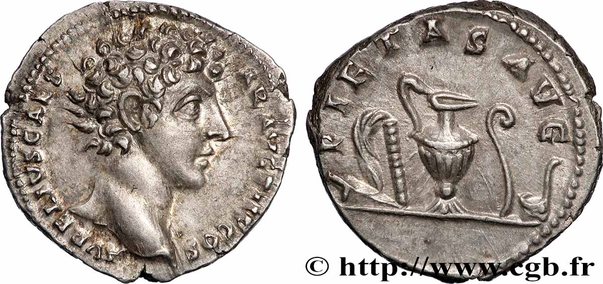 MARCUS AURELIUS Denier MS