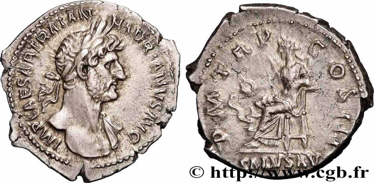 HADRIAN Denier AU