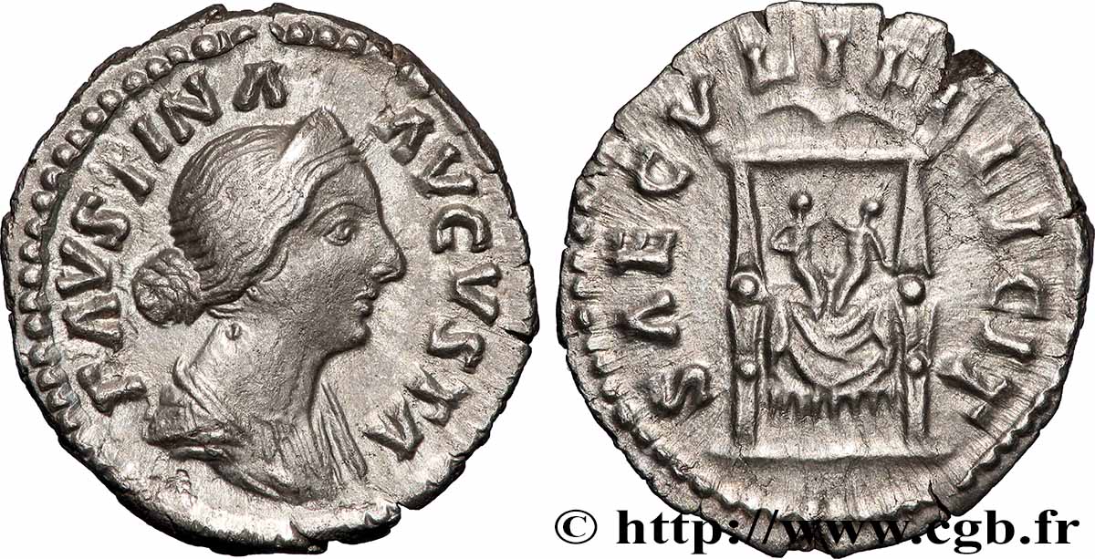 FAUSTINA MINOR Denier MS