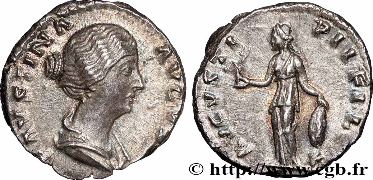 FAUSTINA MINOR Denier MS