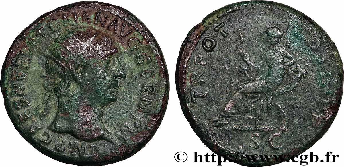 TRAIANO Dupondius BB/q.BB