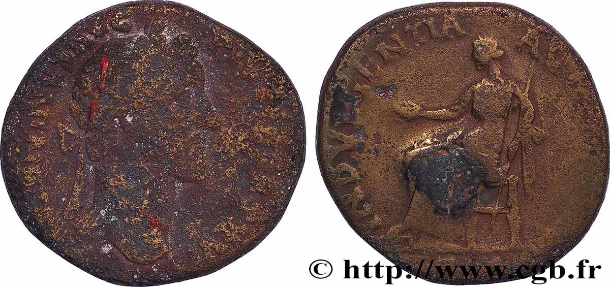 ANTONINUS PIUS Sesterce VF