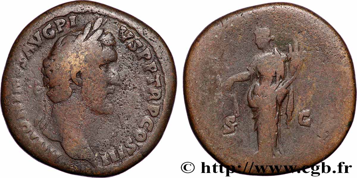 ANTONINUS PIUS Sesterce fSS/S