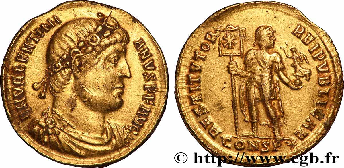 VALENTINIEN Ier Solidus TTB+