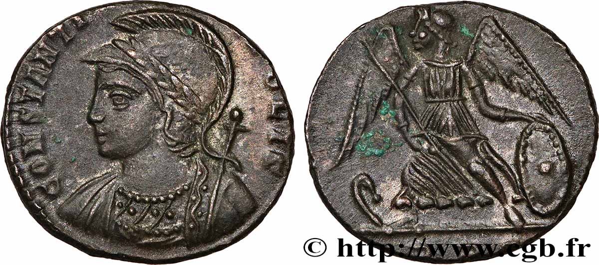 CONSTANTINOPOLIS Centenionalis ou nummus AU