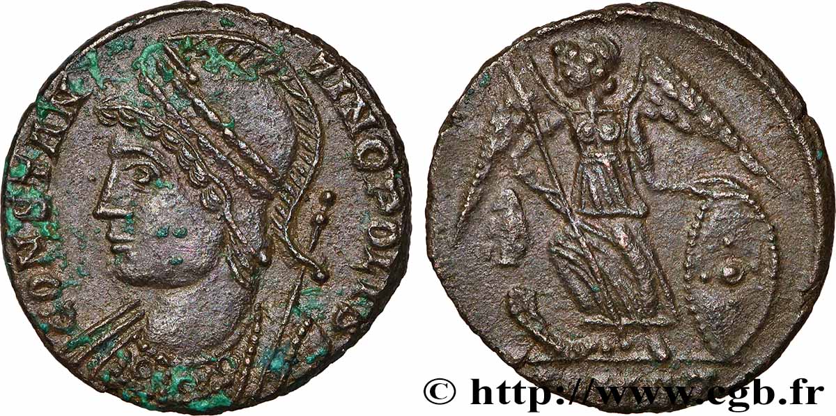 CONSTANTINOPOLIS Centenionalis ou nummus AU