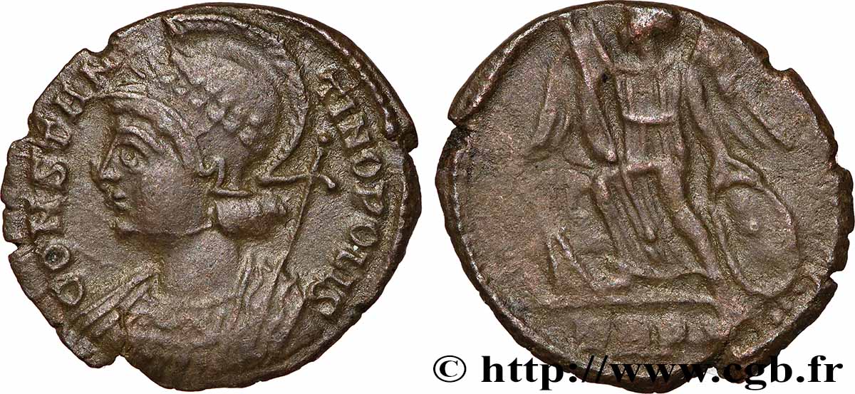 CONSTANTINOPOLIS Centenionalis ou nummus AU