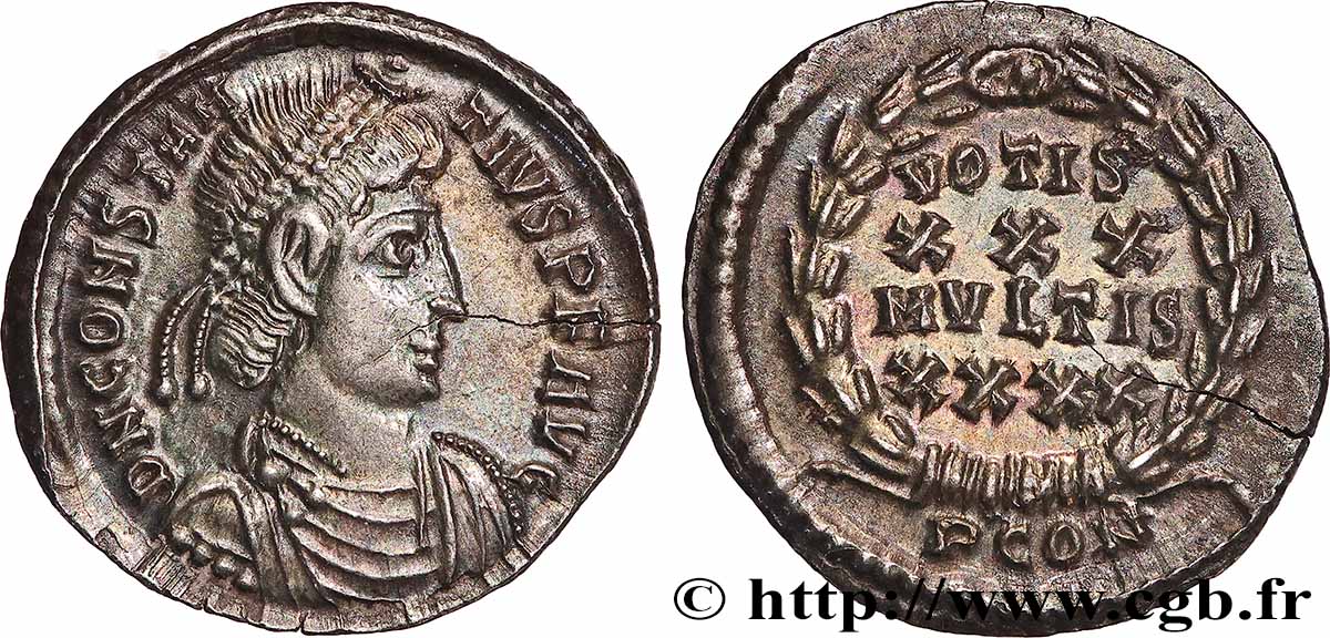 CONSTANTIUS II Silique MS