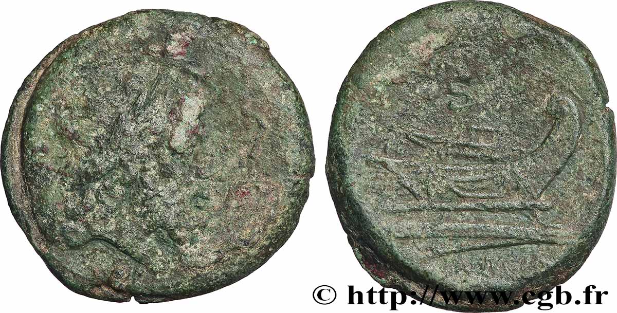 REPUBBLICA ROMANA - ANONIMO Semis MB