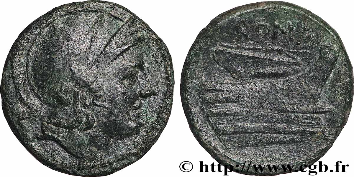 ROMAN REPUBLIC - ANONYMOUS Quartuncia XF