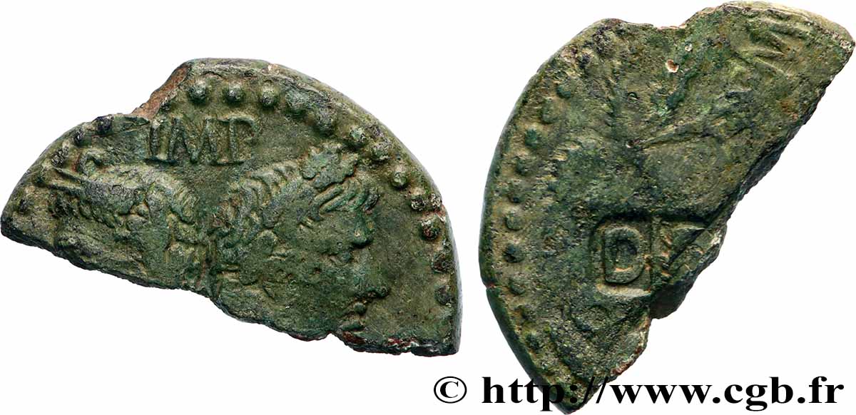 AUGUSTE et AGRIPPA Dupondius TTB