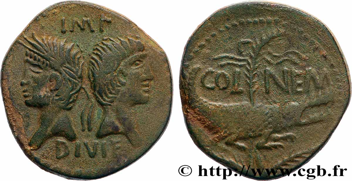 AUGUSTE et AGRIPPA Dupondius fVZ/SS