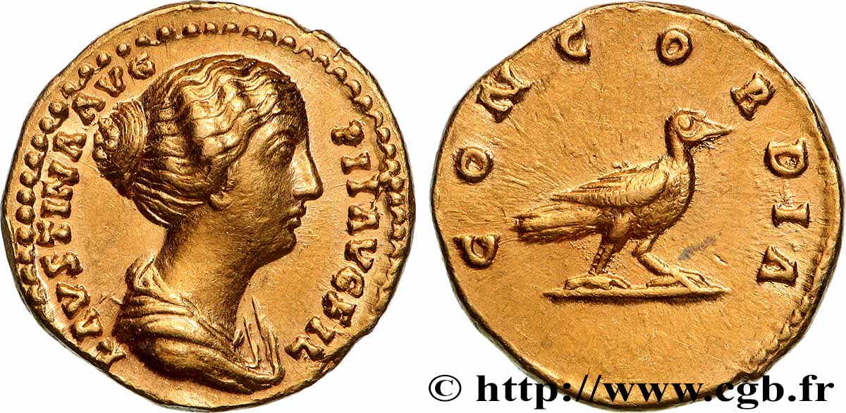 FAUSTINA DAUGHTER Aureus AU
