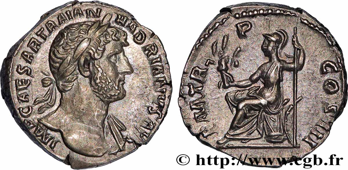 HADRIAN Denier MS/AU