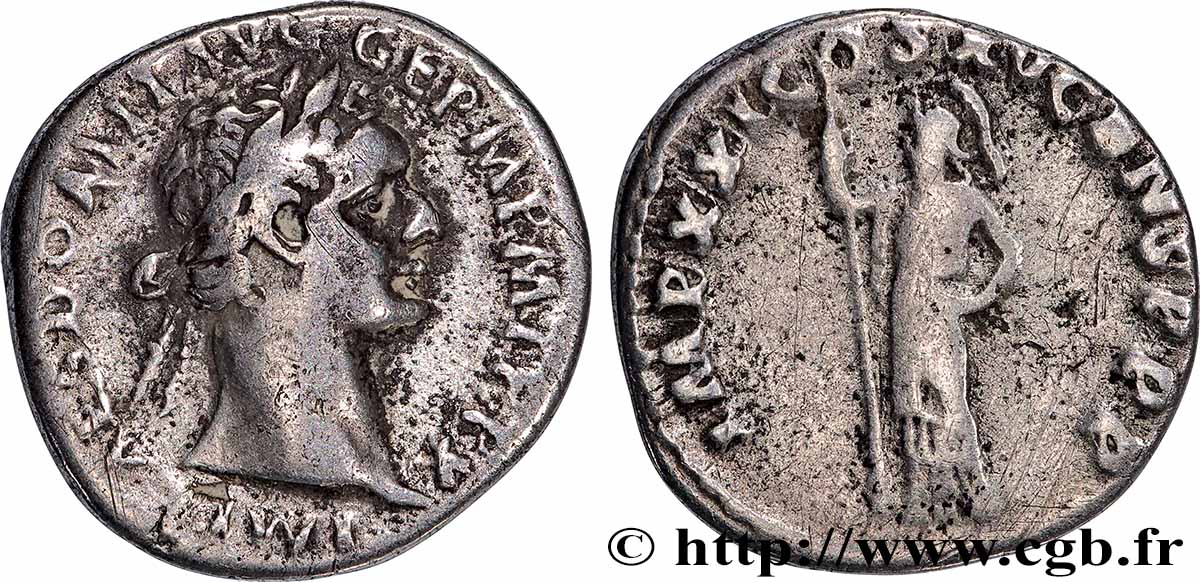 DOMITIANUS Denier SS/fSS