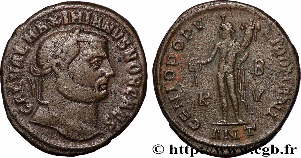 GALERIUS Follis ou nummus fVZ