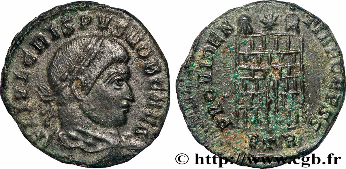 CRISPUS Centenionalis ou nummus TTB