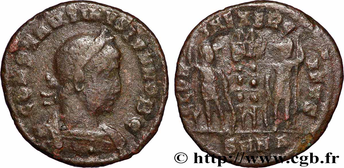 CONSTANTIN II Centenionalis ou nummus TB+