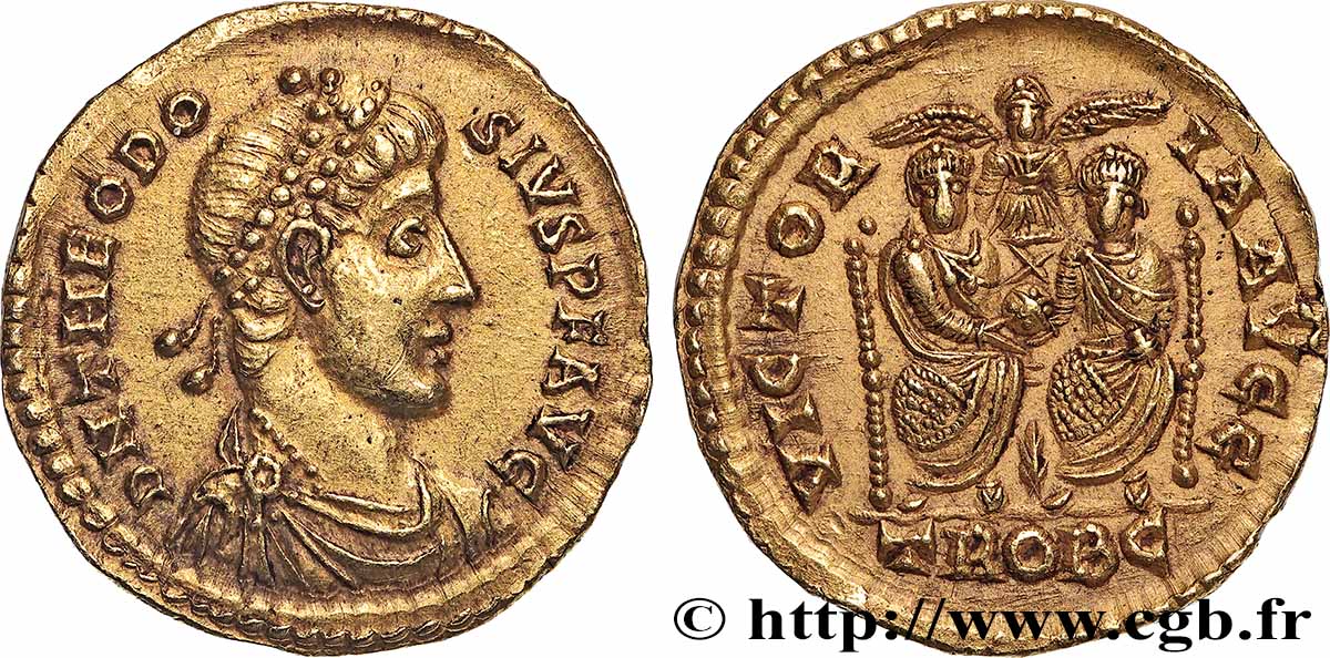 THEODOSIUS I Solidus AU