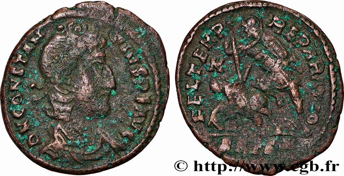 CONSTANTIUS II Maiorina réduite XF