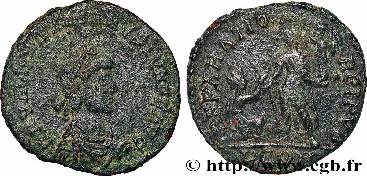 VALENTINIANUS II Maiorina pecunia SS